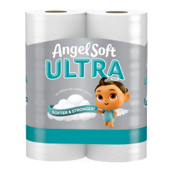 Angel Soft® Ultra Toilet Paper – Softer & Stronger