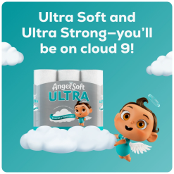 Alternative view of Angel Soft® Ultra Toilet Paper – Softer & Stronger