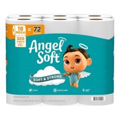 Soft and Strong Toilet Tissue [18 Mega Rolls = 72 Regular Rolls]
